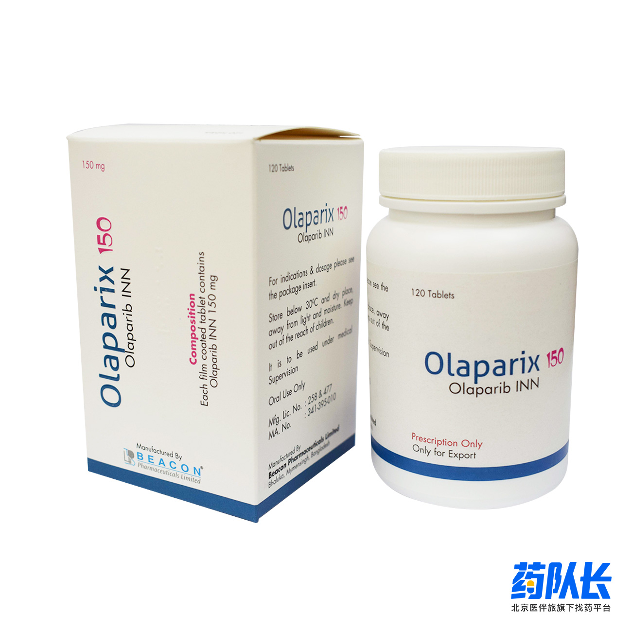 奥拉帕利孟加拉碧康 150mg*120片