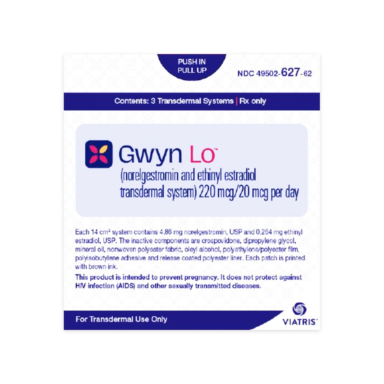 诺孕曲明/炔雌醇透皮贴剂(Gwyn Lo)